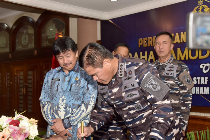 Serah Terima Pengalihan gedung Serbaguna Graha Samudera Bumimoro Surabaya