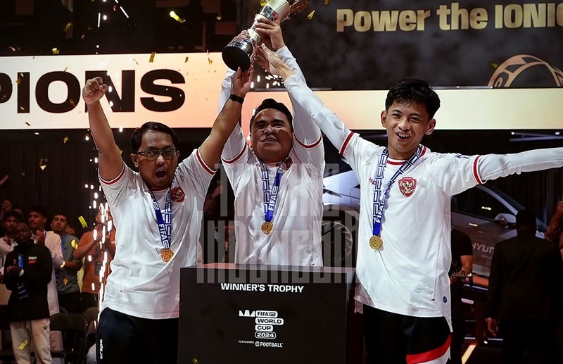 Timnas Esports Indonesia Juara Piala Dunia eFootball 2024