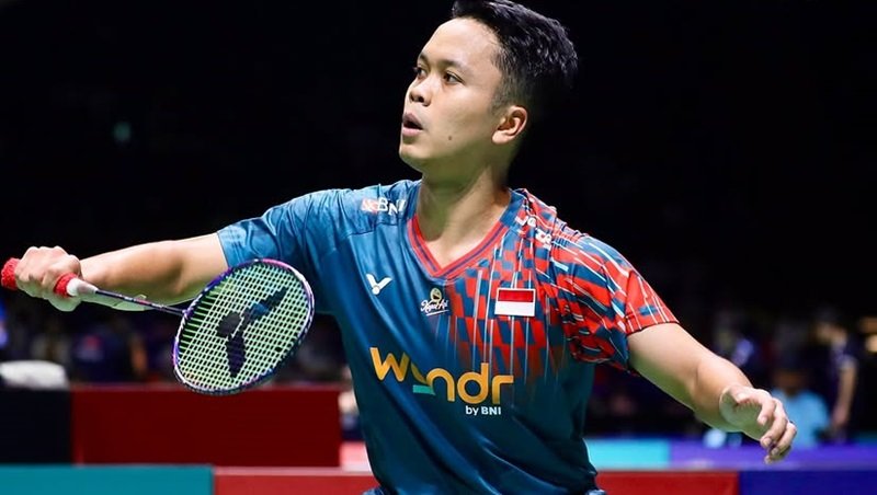 Anthony Ginting di Malaysia Open 2025