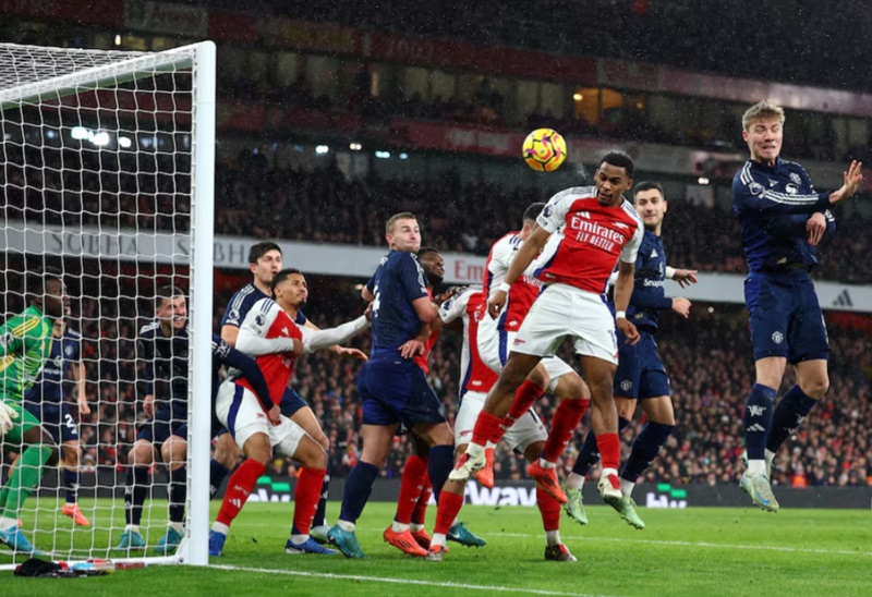 Arsenal vs MU di Liga Inggris
