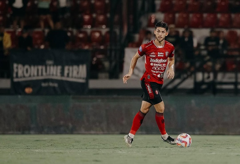 Brandon Wilson bersama Bali United