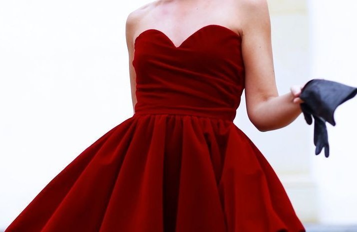 Dress Cherry Red