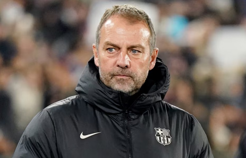 Hansi Flick, pelatih Barcelona