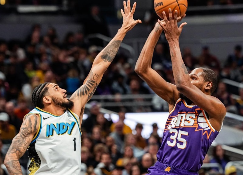 Indiana Pacers vs Phoenix Suns di lanjutan NBA