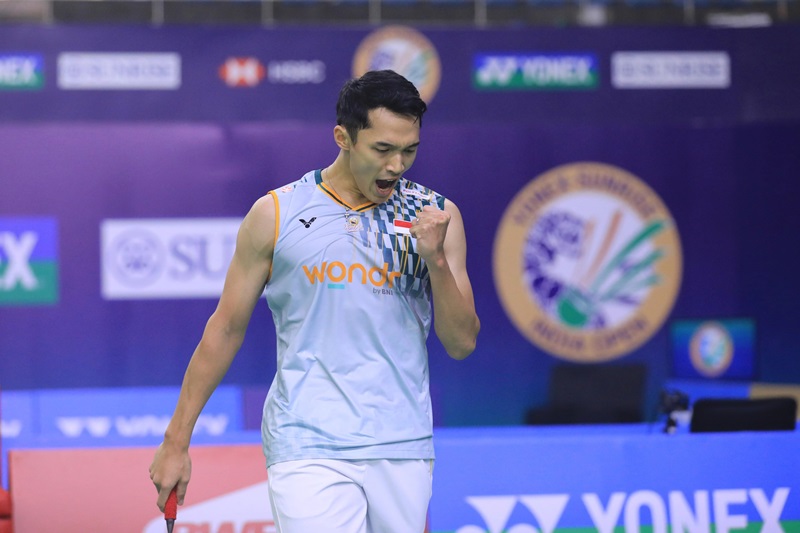 Jonatan Christie di India Open 2025