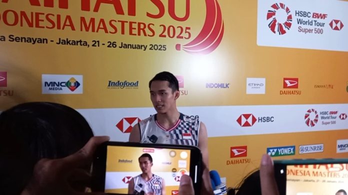 Jonatan Christie di Indonesia Masters 2025