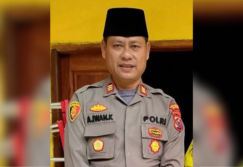 Kapolsek Cinangka AKP Asep Iwan Kurniawan