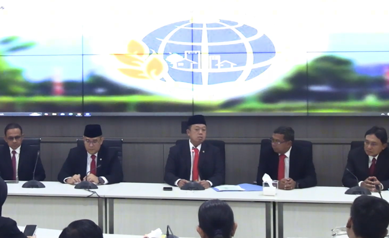 Konferensi Pers Menteri ATR BPN