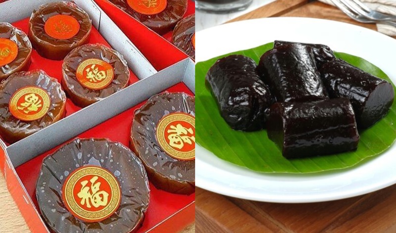 Kue keranjang dan dodol Kue keranjang dan dodol