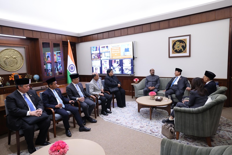 Kunjungi Parlemen India, Presiden Prabowo Pererat Hubungan Diplomatik dan Budaya