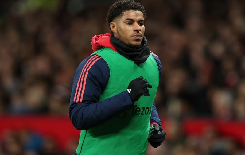 Marcus Rashford bersama Manchester United