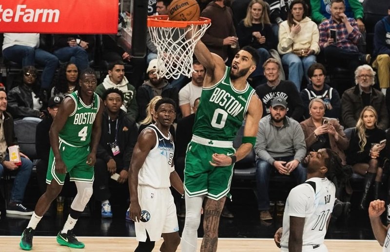 Minnesota Timberwolves vs Boston Celtics di lanjutan NBA
