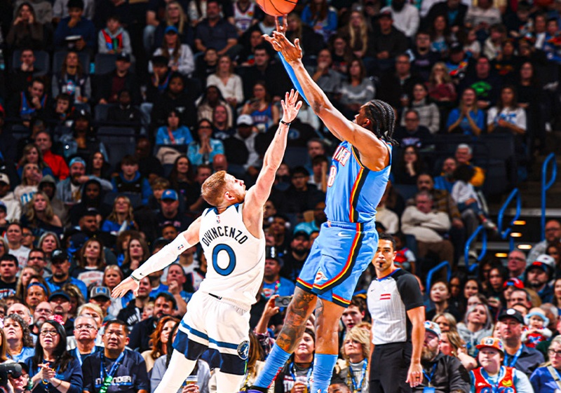 Oklahoma City Thunder vs Minnesota Timberwolves di lanjutan NBA