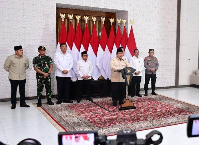 Presiden Prabowo di Halim Perdanakusuma