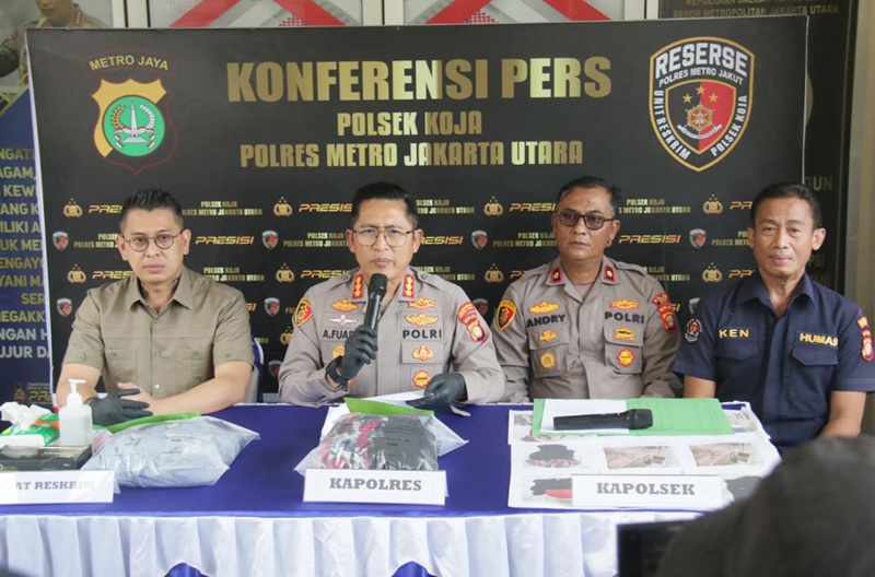 Preskon Polres Jakarta Utara