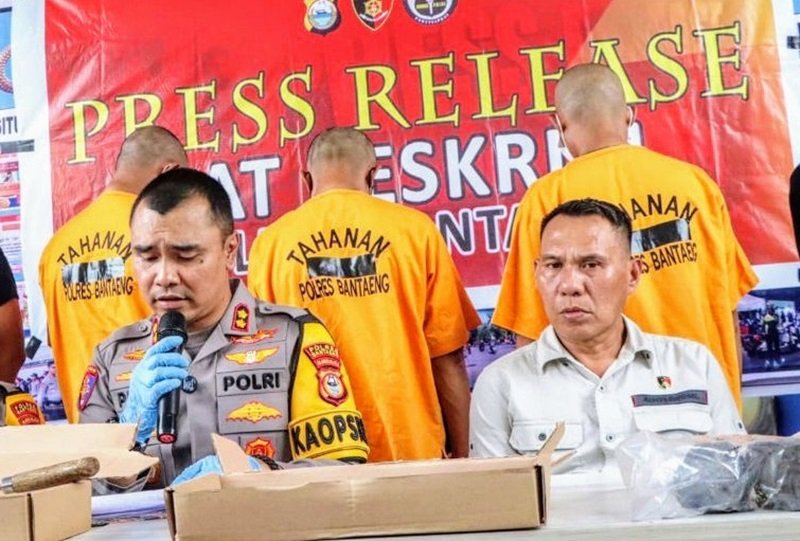press release polres bantaeng