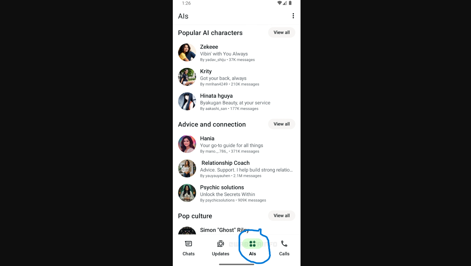 WhatsApp Tab AI