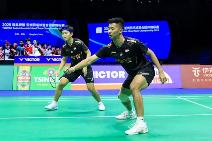 Dejan-Fadia di Kejuaraan Badminton Beregu Campuran Asia 2025