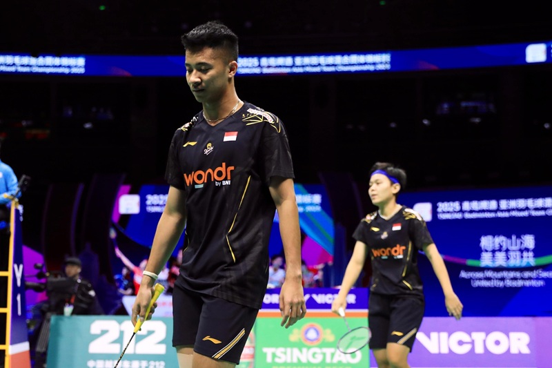 Dejan-Fadia di Kejuaraan Badminton Beregu Campuran Asia 2025