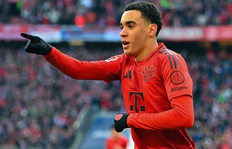 Jamal Musiala bersama Bayern Munchen