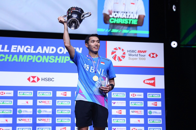Jonatan Christie di All England 2024