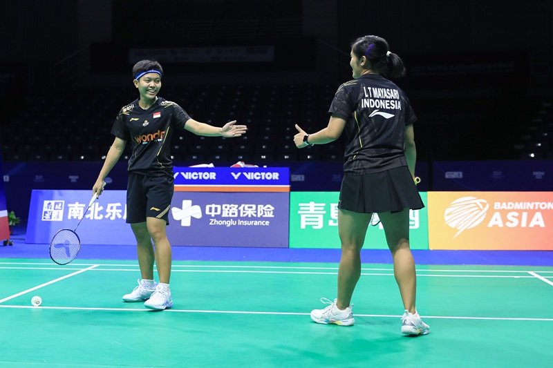 lanny fadia di kejuaraan badminton beregu campuran asia 2025