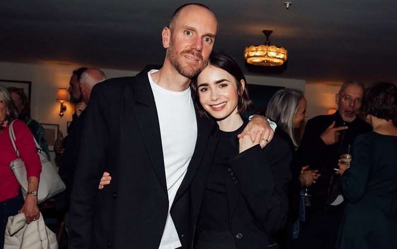 Lily Collins dan suami Charlie McDowell