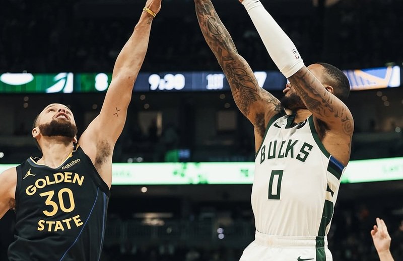 milwaukee bucks vs golden state warriors di lanjutan nba