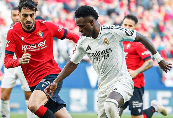 Osasuna vs Real Madrid di Liga Spanyol