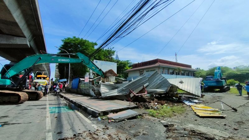 Penggusuran di Makassar.