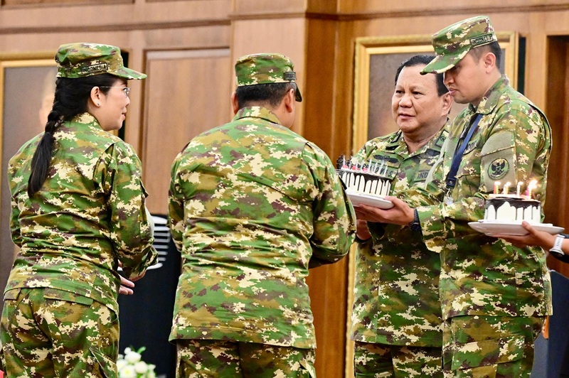 Presiden Prabowo Subianto di Akmil Magelang