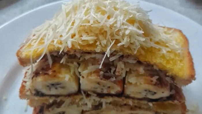 Roti Bakar Pisang Keju