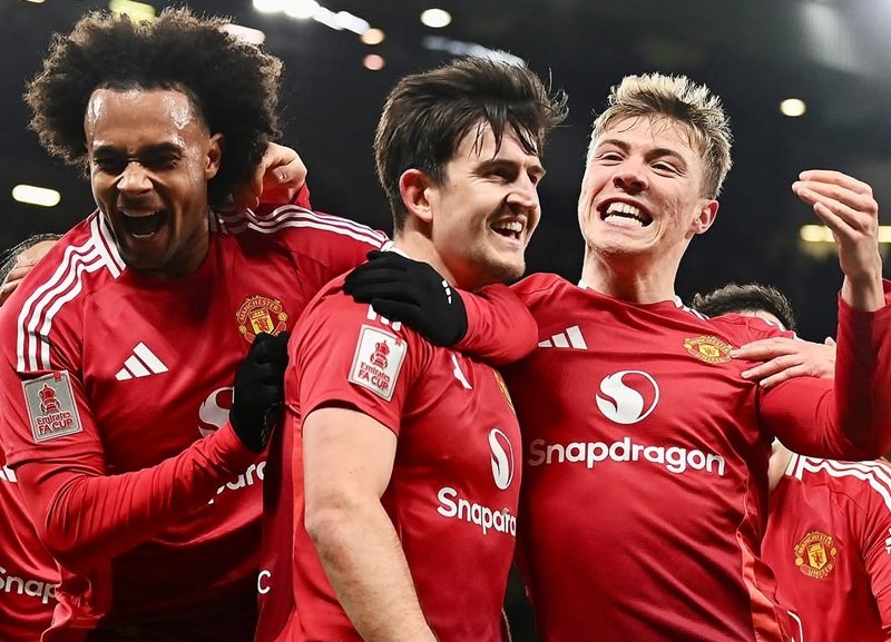 skuad manchester united saat menang lawan leicester city di piala fa skuad manchester united saat menang lawan leicester city di piala fa