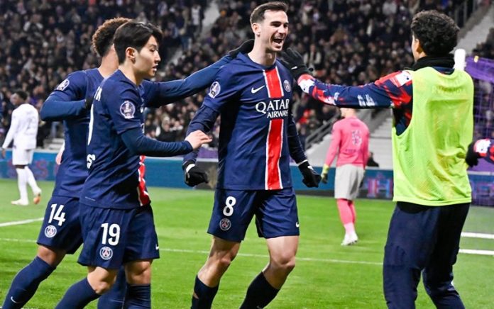 Skuad PSG di Ligue 1 lawan Toulouse