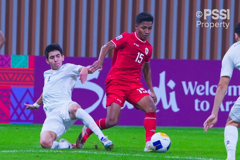 Timnas U-20 Indonesia vs Uzbekistan di Piala Asia U-20 2025