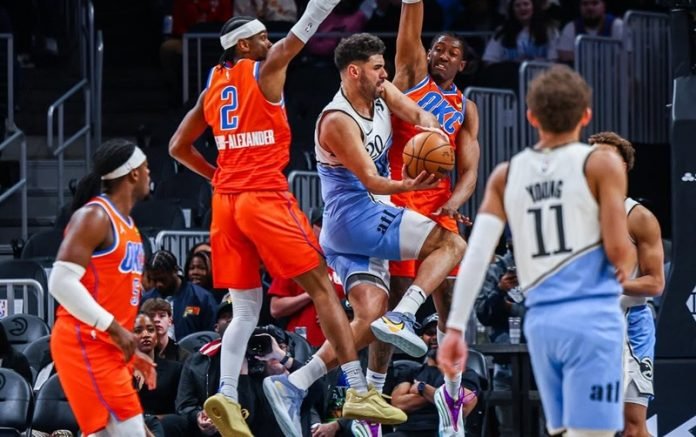 Atlanta Hawks vs Oklahoma City Thunder di lanjutan NBA