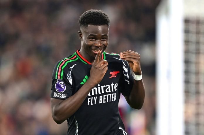 Bukayo Saka, bintang Arsenal Bukayo Saka, bintang Arsenal