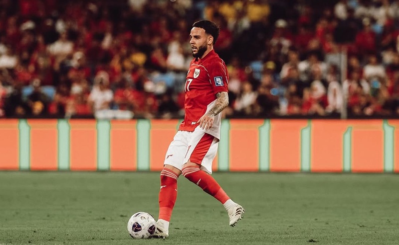 Calvin Verdonk bersama Timnas Indonesia