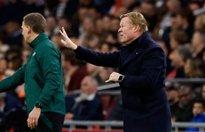 Ronald Koeman bersama Timnas Belanda
