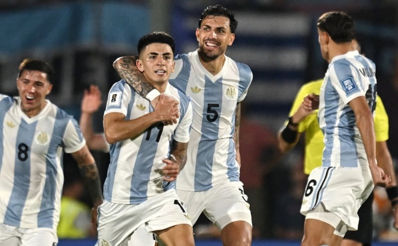 Skuad Timnas Argentina lawan Uruguay