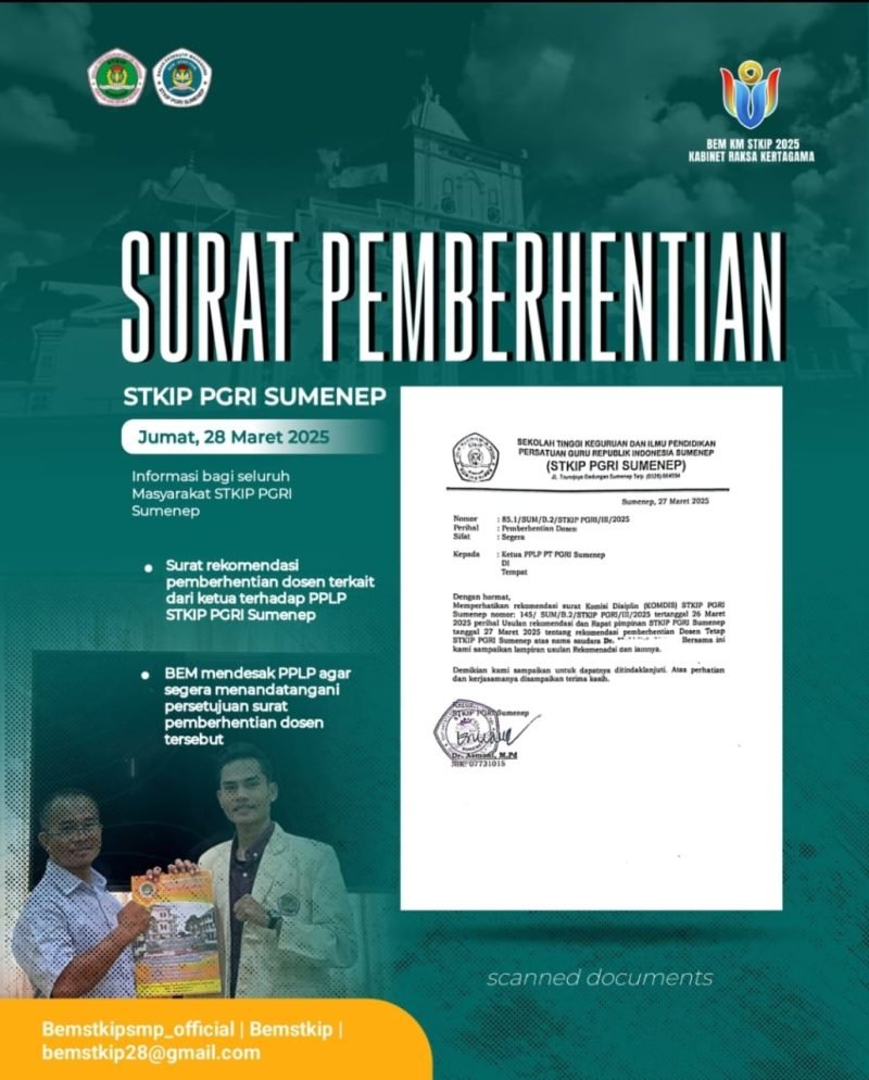 Surat Pemberhentian