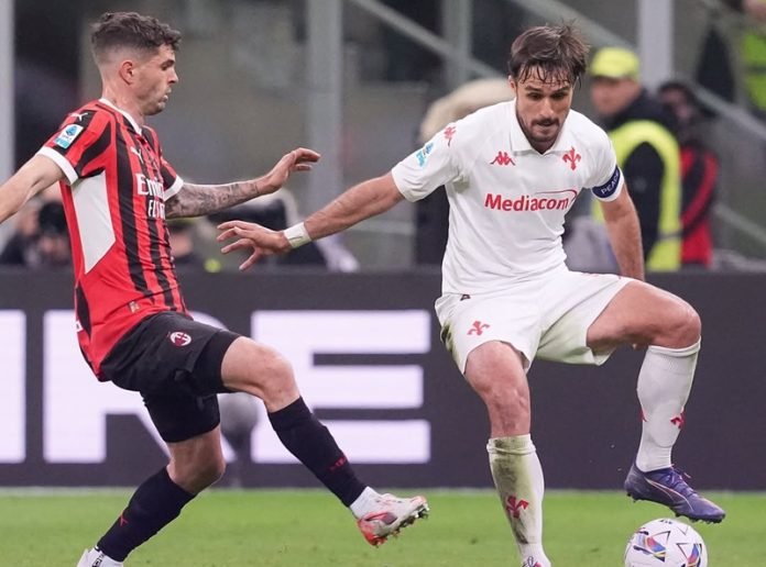 AC Milan vs Fiorentina di lanjutan Liga Italia