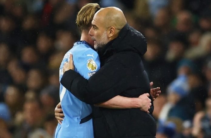 Kevin De Bruyne dan Pep Guardiola