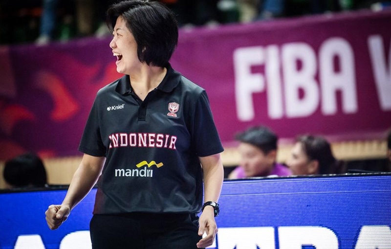 Pelatih timnas Basket Indonesia Putri Marlina Herawan
