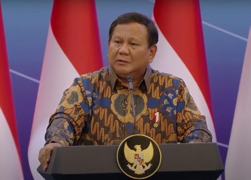 Prabowo Subianto di Sarasehan Ekonomi