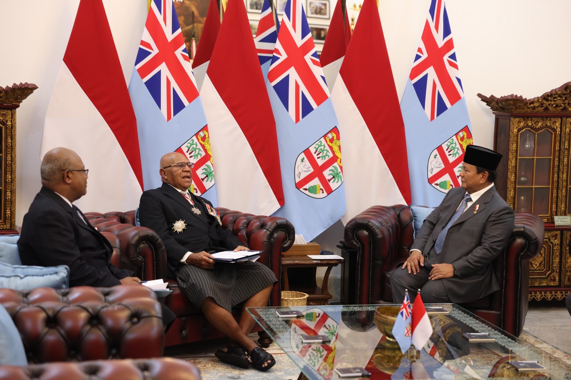 Prabowo dan PM Fiji