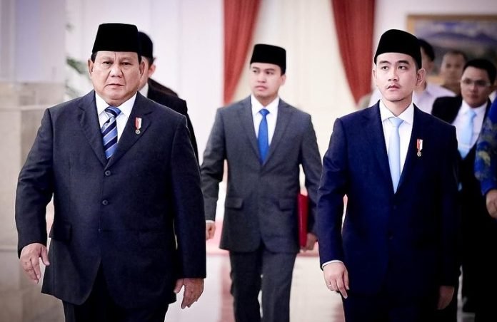 Presiden Prabowo dan Wapres Gibran