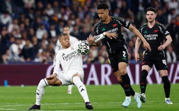 Real Madrid vs Arsenal di Liga Champions