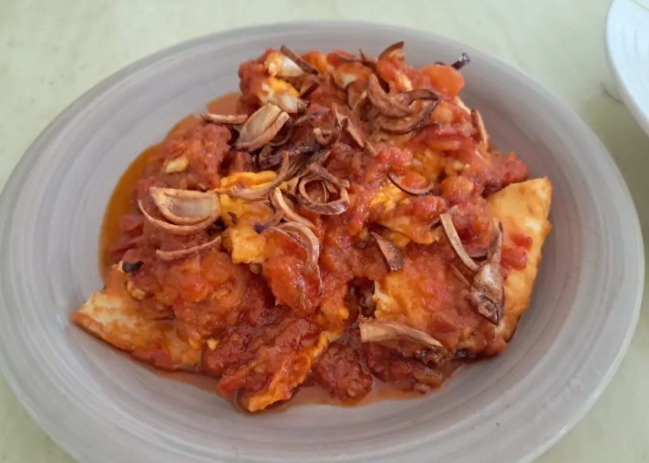 Resep telur ceplok balado