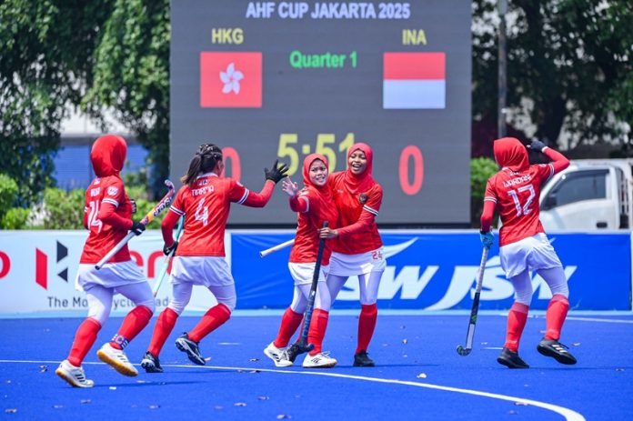 Timnas hoki outdoor putri indonesia di kejuaraan hoki outdoor piala asia 2025